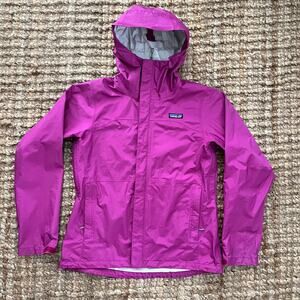 Patagonia Torrentshell Rain Jacket Women S Fuchsia Pink Hooded Waterproof Shell